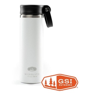 【美國 GSI】Microlite TWIST 輕量不鏽鋼保溫瓶 0.5L 提環 保溫杯│不鏽鋼水壺│戶外杯│水壺│運動