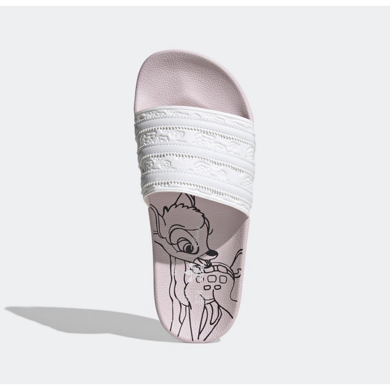 Adidas Disney小鹿斑比xAdilette運動拖鞋