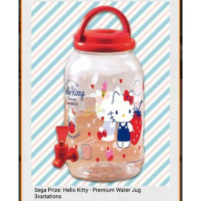 日本空運 Hello Kitty 水龍頭 水壺 飲料桶 給水桶