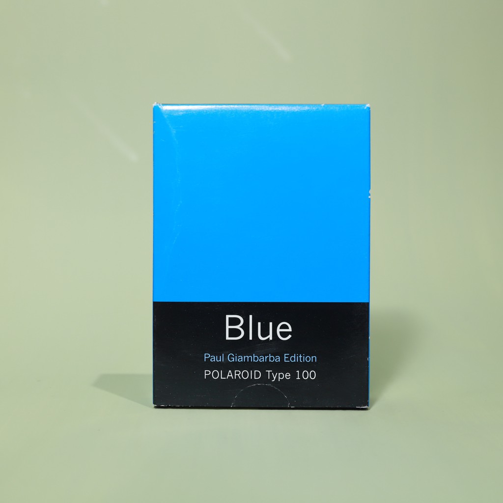 【Polaroid雜貨店】♞Polaroid Blue  彩色 藍 撕拉片 拍立得 過期底片