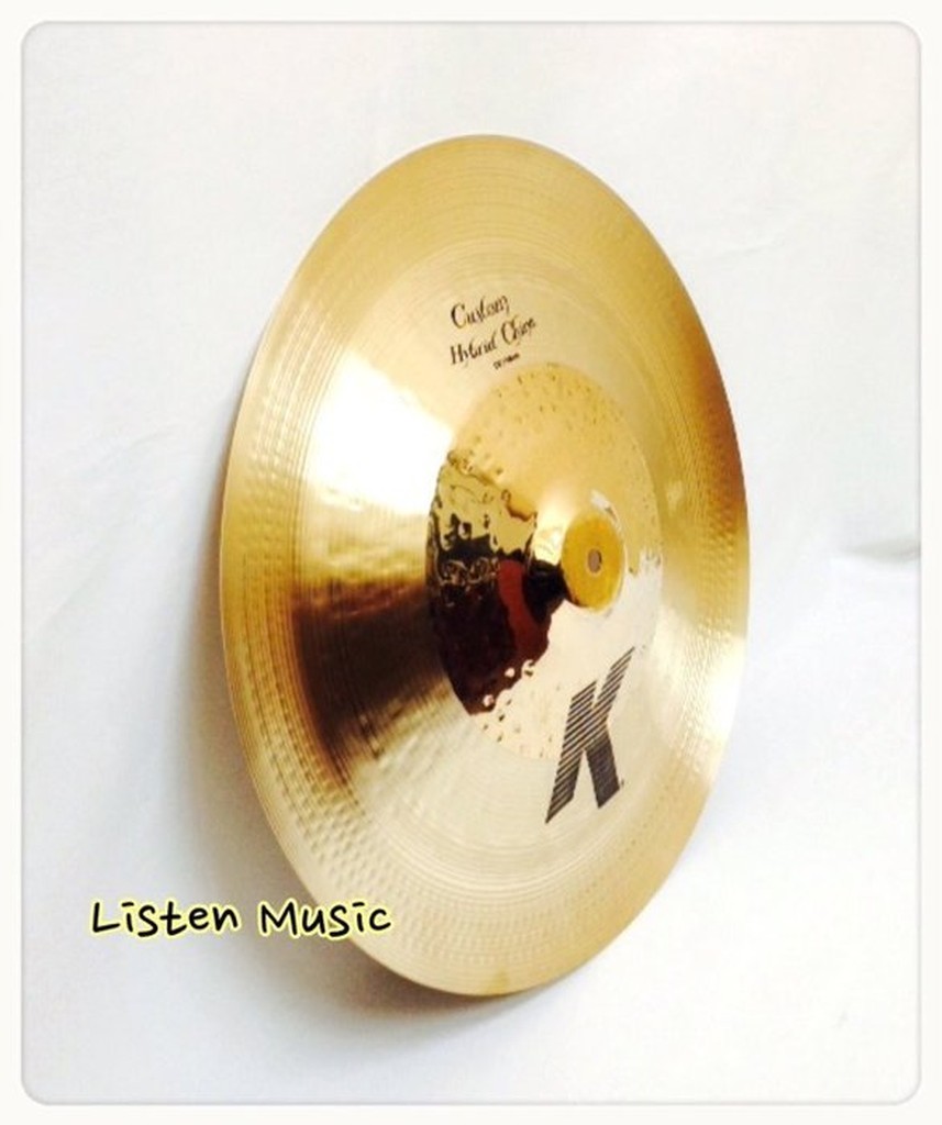【立昇樂器】Zildjian 19吋 K CUSTOM HYBRID CHINA 銅鈸 效果鈸 K1220