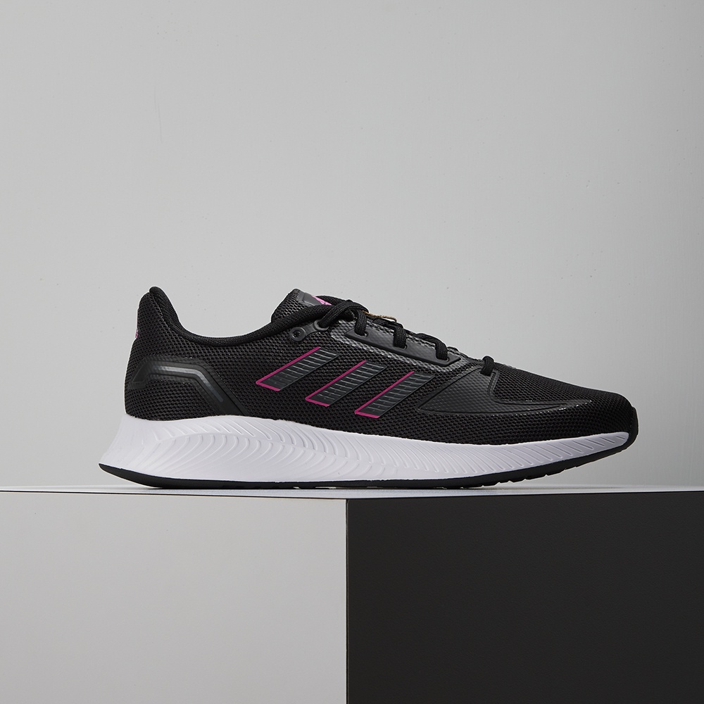 Adidas RUNFALCON 2.0 女 黑 輕量 緩震 慢跑鞋 FY9624