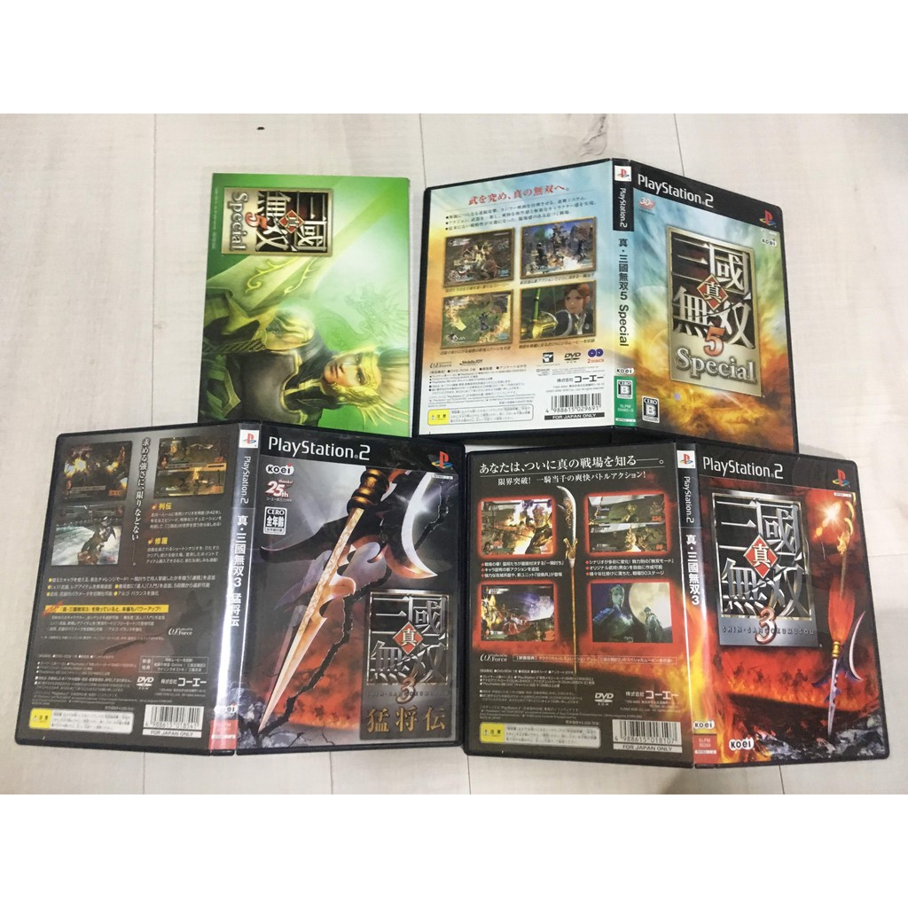 Ps2 真三國無雙3 猛將傳 5 Special 蝦皮購物
