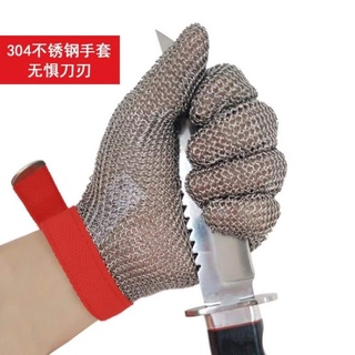 小金專業五金用品 304不銹鋼 鋼手套 鋼環手套 M L s號（速出貨）鎖子甲防電剪 屠宰機械防割5級防切割鋼絲防護手套