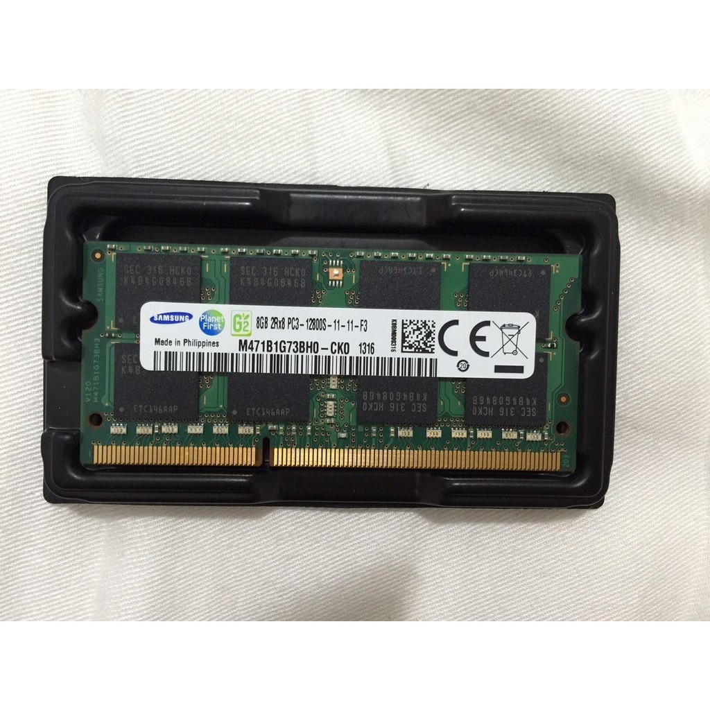 8G三星 Samsung 筆電筆記型記憶體1.5V DDR3-1600MHz PC3-12800S  8GB雙面16顆粒