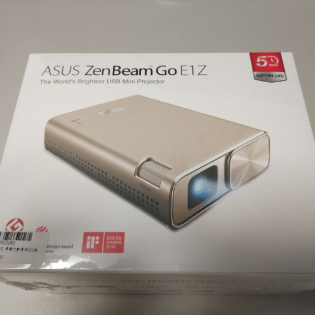 (全新未拆)華碩 ASUS ZenBeam Go E1Z USB掌上式行動電源LED投影機