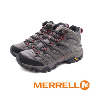 MERRELL(男)MOAB 3 MID GORE-TEX 防水登山中筒鞋 男鞋－深灰(另有卡其)