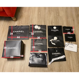 (2手) 名牌紙袋 防塵袋 Chanel Gucci BV PRADA BURBERRY