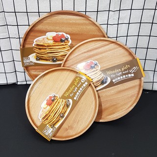 簡約輕食原木圓托盤 木托盤 圓型托盤托盤 木製餐盤 原木餐盤