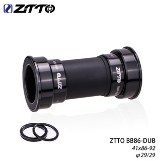 Ztto 底部支架 BB86 至 DUB BB 自行車壓力適合 BB92 86 框架 29mm 曲柄 用於公路自行車山