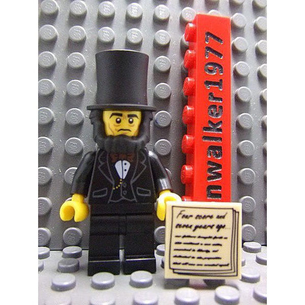 【積木2010】樂高 LEGO 71004 林肯 Lincoln / 樂高玩電影 人偶包 (全新未拆袋)