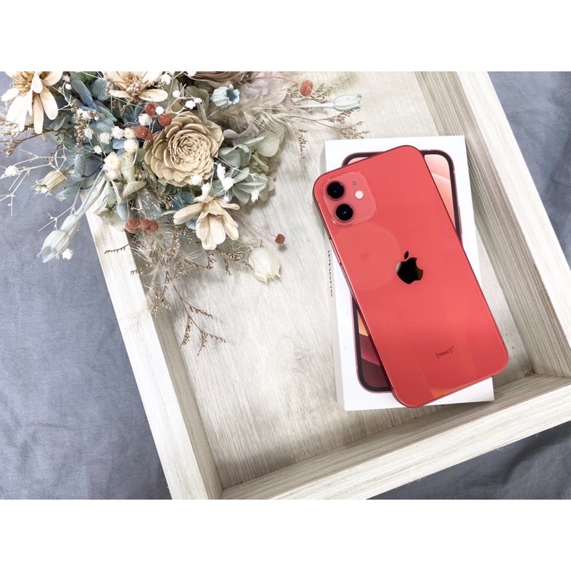 店面出清展示機🍎Apple IPhone 12 128G 紅色手機🍎 💜原廠保固中💜