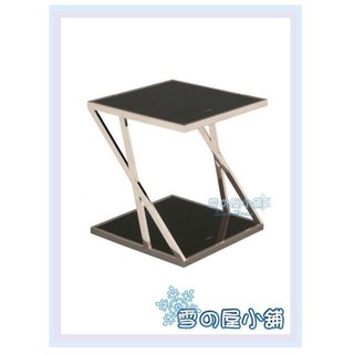 X038方形茶几(黑) 造型餐桌 休閒桌 洽談桌 咖啡桌 置物桌 R449-07 雪之屋居家生活館