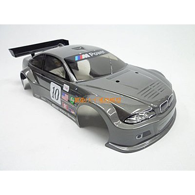 萬象遙控模型 COLT 祐盈1/10 200mm 房車車殼 BMW M3 甩尾式樣車殼(附燈罩)已噴漆完成