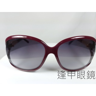 『逢甲眼鏡』GUCCI太陽眼鏡 酒紅色大方框 深藍色鏡面 經典竹節鏡腳【GG3671/S/S 3GQ】