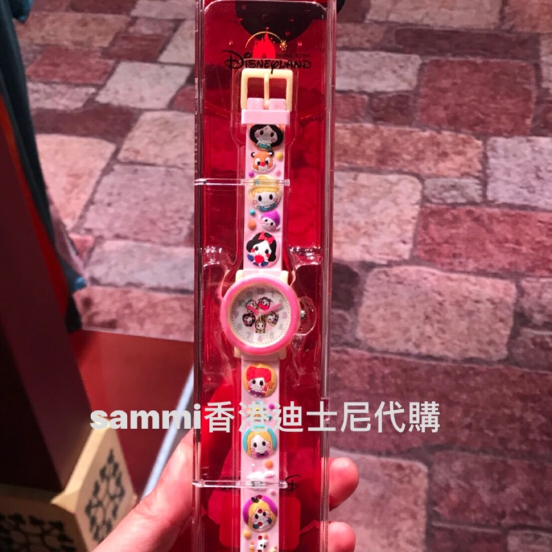 Sammi 香港迪士尼代購—Q版公主系列 貝兒/茉莉/白雪/仙度瑞拉 兒童手錶