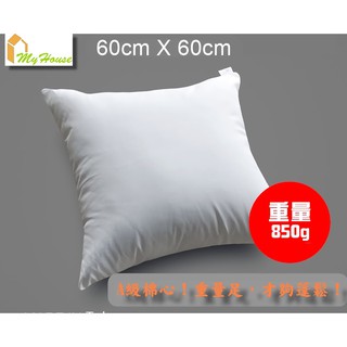 臺製A級棉抱枕枕心 枕頭 枕心 抱枕 寢具 (60*60公分)