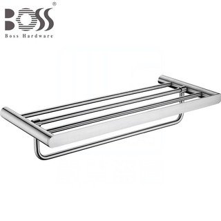《BOSS》304不鏽鋼毛巾置衣架 D-13010 寬60cm 304不銹鋼 霧面刷線 置物毛巾架 臺灣製造【免運費】