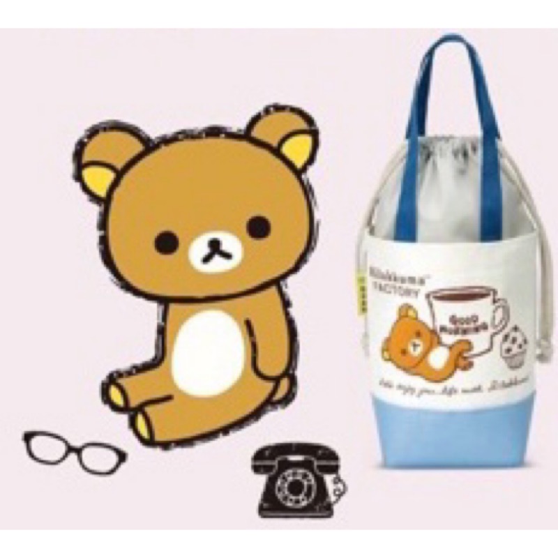 拉拉熊 柏靈頓熊 小袋子 提袋 Paddington Bear 便當袋 文件袋 飲料提袋 環保袋