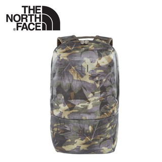 【The North Face BTTFB雙肩揹包《綠印花》】2ZFB/電腦包/後揹包/肩揹包/悠遊山水