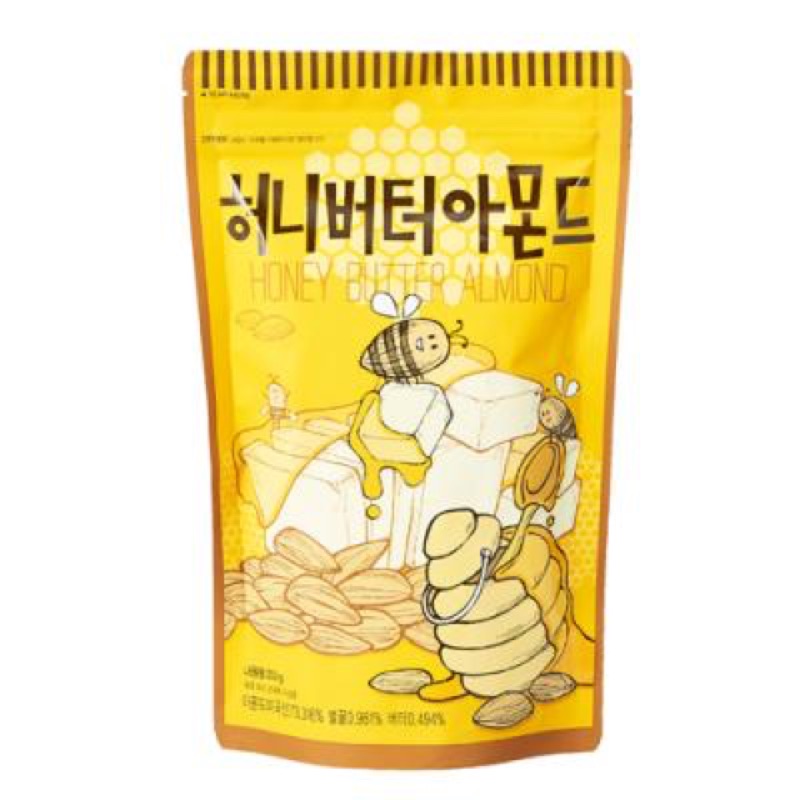韓國超人氣零嘴！蜂蜜奶油杏仁果250g