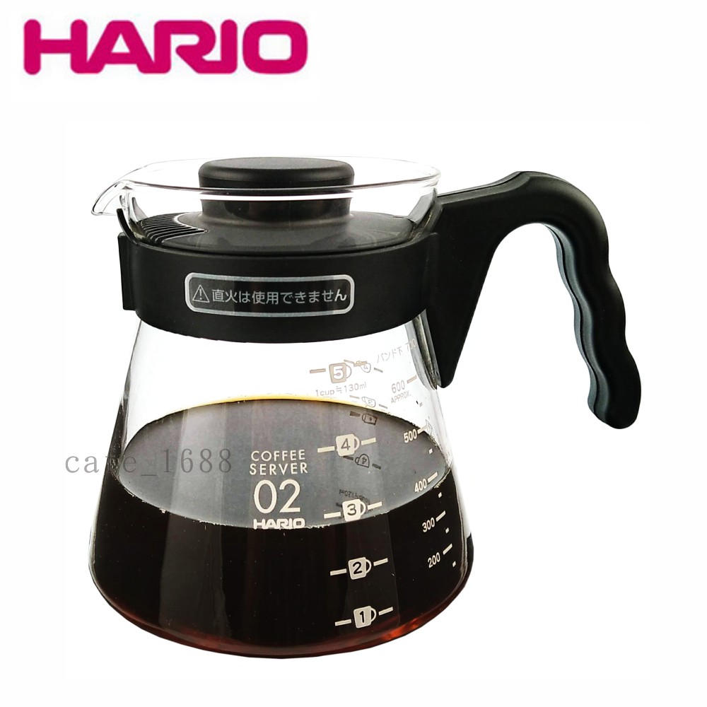 【HARIO】日本製V60微波耐熱咖啡壺700ml(VCS-02B) , 台玻 耐熱玻璃咖啡壺 600ml(玻璃把手)