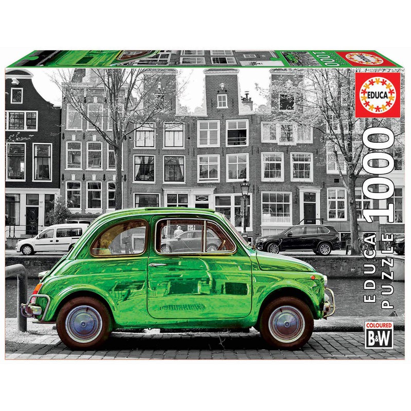 【現貨在台】正版西班牙EDUCA 阿姆斯特丹-綠色金龜車 1000片 拼圖 1000片(#18000)