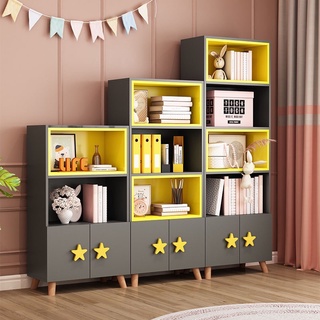 書櫃簡易兒童書架家用玩具收納櫃收納架小戶型窄櫃落地置物櫃
