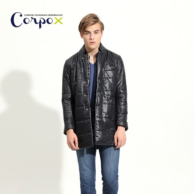 CorpoX-男款科技羽絨雙門襟外套(3M Thinsulate 120g/m2)-4色