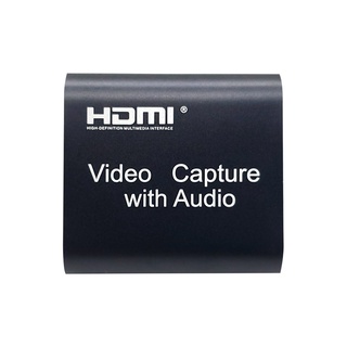 遊戲直播專用-HDMI 輸入4K/輸出1080P影音截取盒-USB2.0-支援錄音、音源輸出
