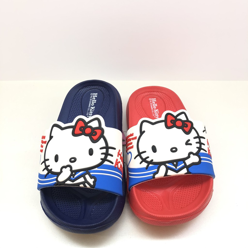 Sanrio 三麗鷗 HelloKitty 凱蒂貓 女童拖鞋 兒童拖鞋 防水 立體卡通 防滑拖鞋 輕量 正版授權