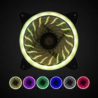 ☆YoYo 3C☆ aibo 霓彩RGB炫光 12公分多彩風扇 (FAN-A-RGB) 12公分機殼風扇