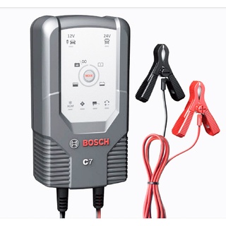 【含稅店】BOSCH博世 C7 智慧型脈衝式電池充電器 汽車 機車 電瓶 12V 24V BATTERY 精巧型