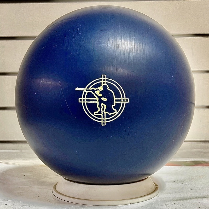 全新14磅「狙擊手」霧面藍 造型保齡球🎳
