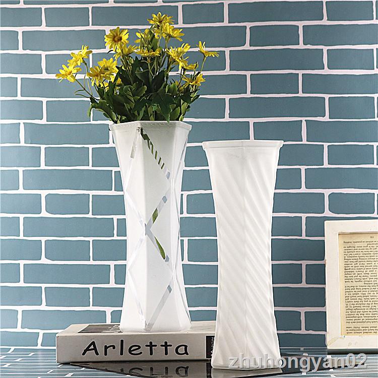 高品質花瓶簡約大號玻璃花瓶透明水培富貴竹客廳六角磨砂家用插花落地擺件ins風花瓶簡約風透明花瓶陶瓷 蝦皮購物