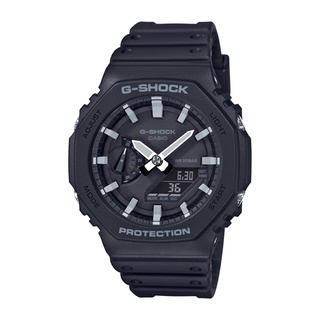 G-SHOCK超人氣農家橡樹超潮雙顯電子錶 黑色 GA-2100-1ADR