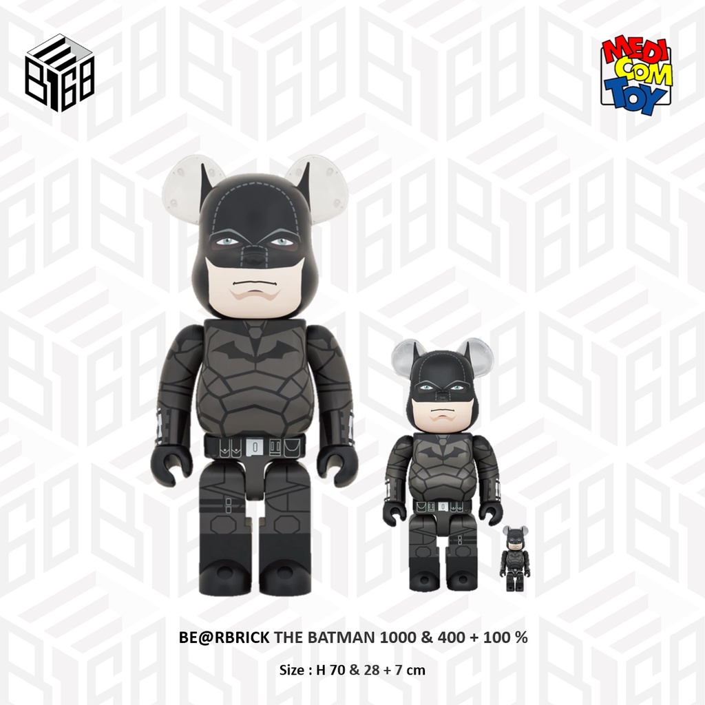 [B168預購] BE@RBRICK THE BATMAN 1000 &amp; 400 + 100 % 新版蝙蝠俠