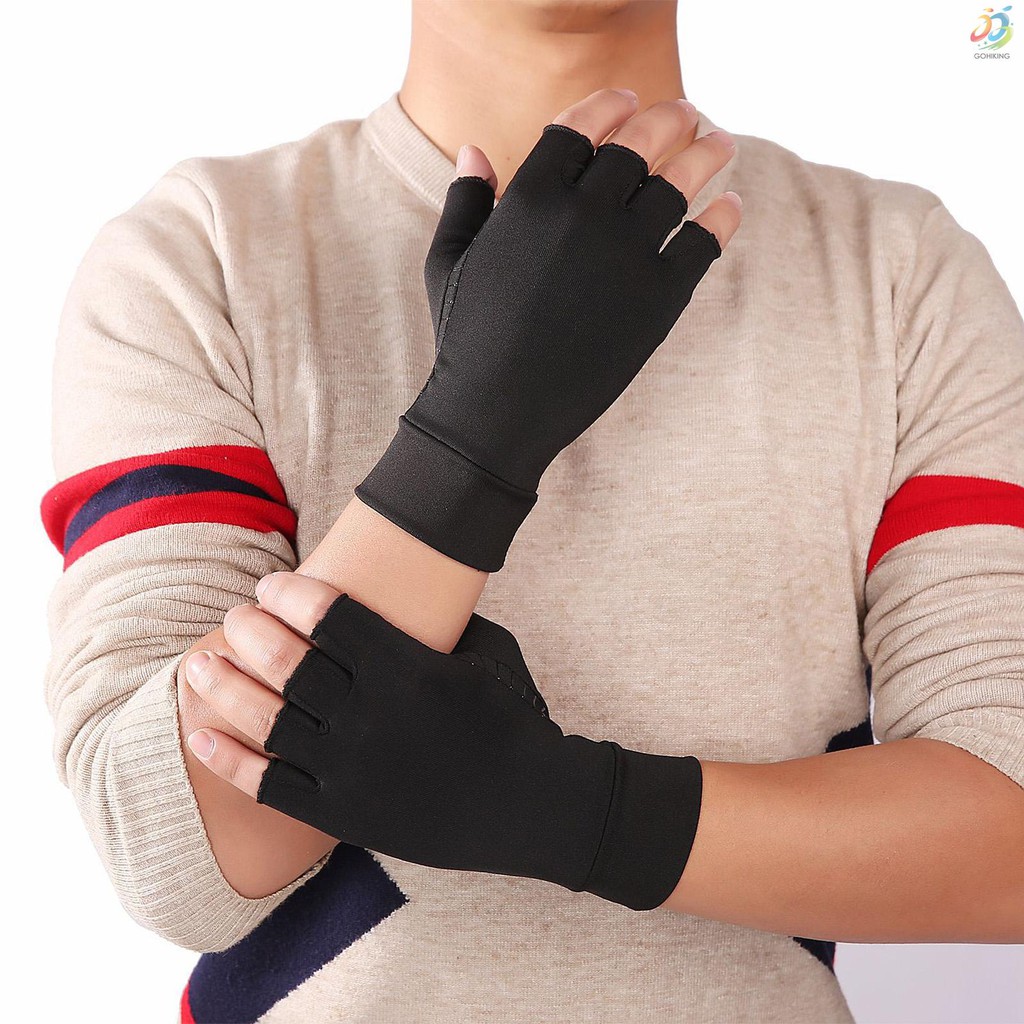 G&amp;H 銅纖維保健護理半指手套康復訓練關節炎壓力手套