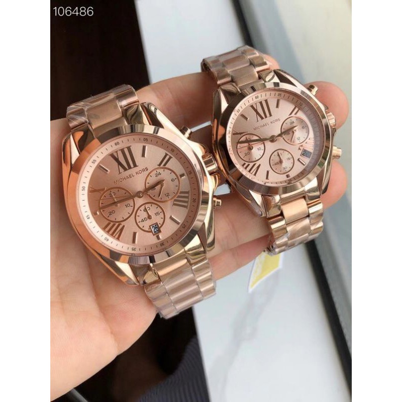 Michael Kors Mk時尚三眼石英情侣對錶 蝦皮購物