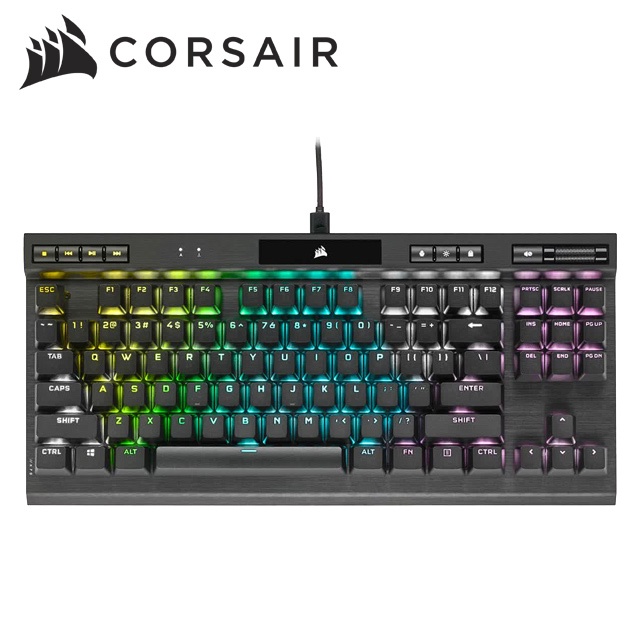 海盜船 Corsair K70 RGB TKL/光軸（中文鍵帽）