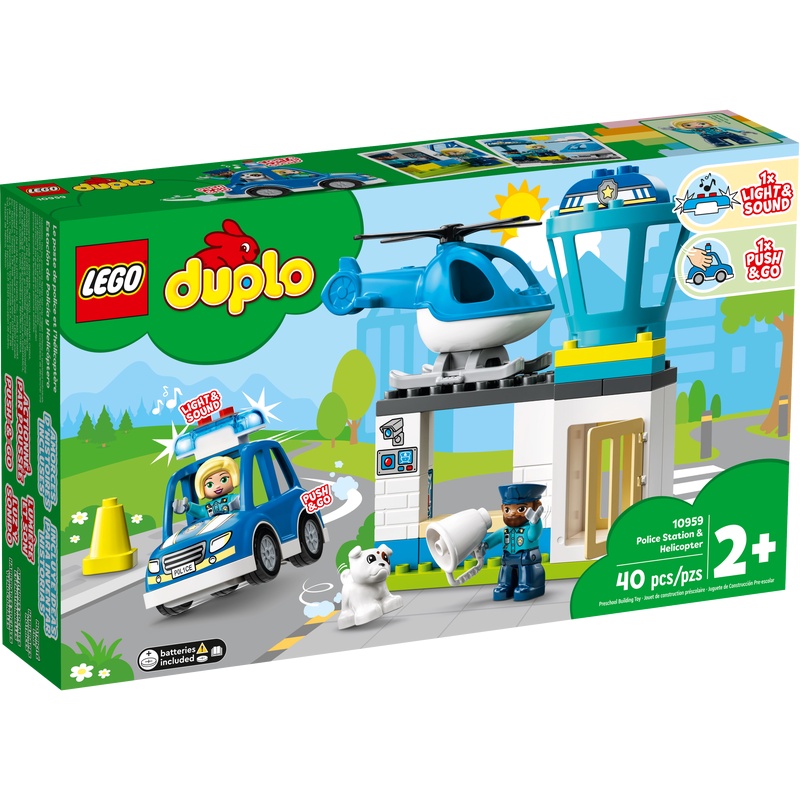 [微樂-樂高] LEGO 10959 Duplo-警察局與直升機