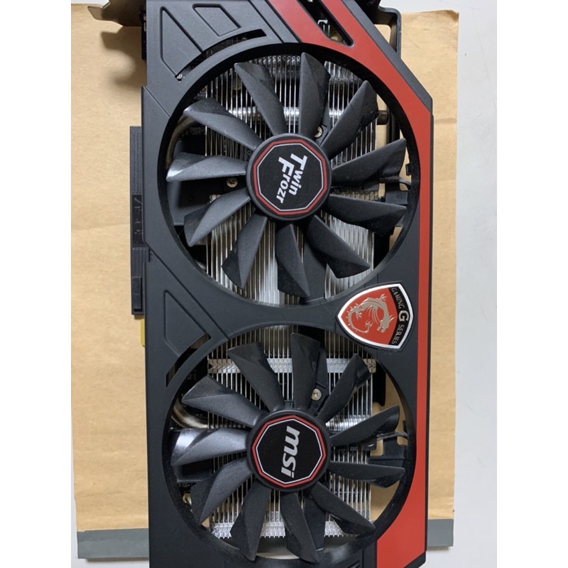 微星 GTX750 雙風扇 免插電