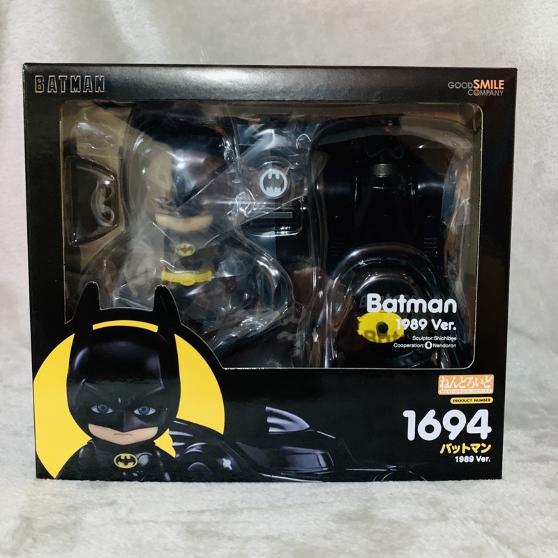 全新 現貨 代理版 GSC 好微笑 黏土人 1694 蝙蝠俠 1989 Ver. Batman 蝙蝠車
