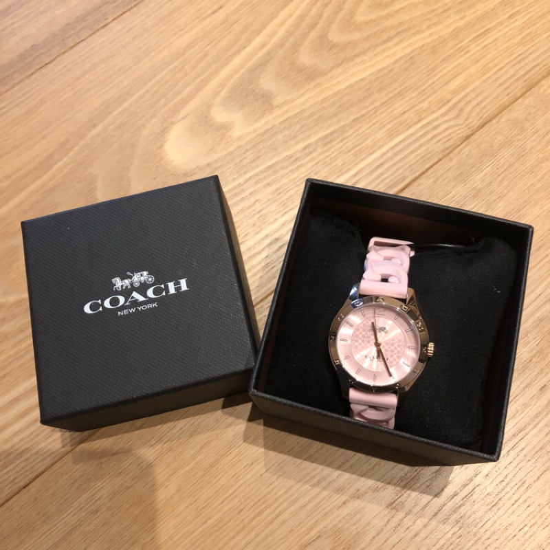 美國代購🇺🇸Coach矽膠錶帶手錶禮盒