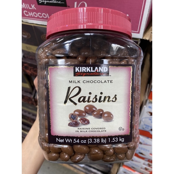 台中好市多代購 Kirkland  科克蘭 葡萄乾巧克力 1.53公斤