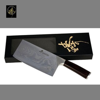 料理刀具 大馬士革鋼系列 中式菜刀-片刀 〔臻〕高級廚具 DLC828-04