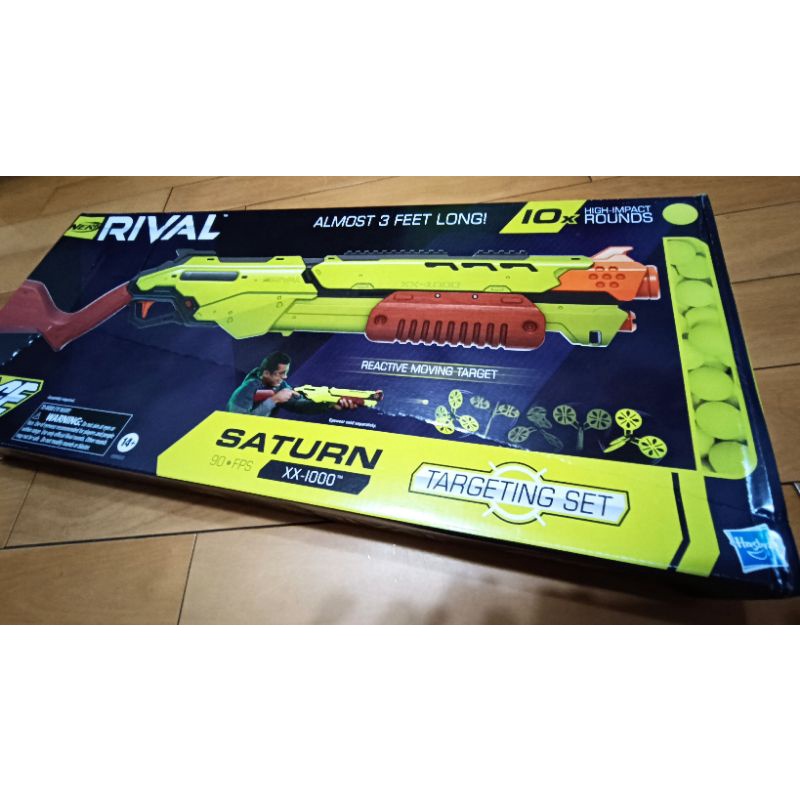 全新未拆 原廠正版 NERF 孩之寶 RIVAL 決戰系列EDGE SATURN XX 1000 發射器 散彈獵槍 球槍