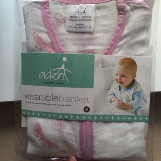 🎀全新 現貨🎀aden + anais sleeping bag 睡袋 防踢被 M size