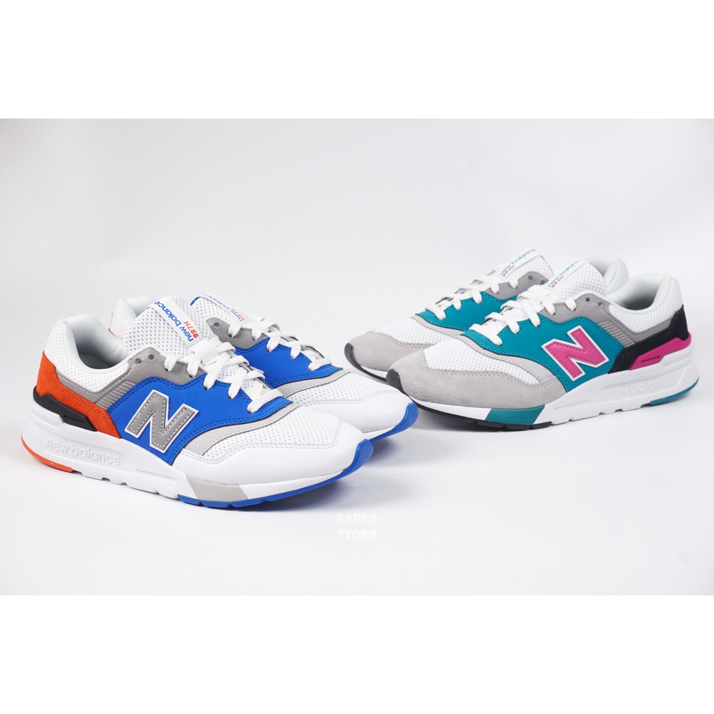 胖達）NEW BALANCE 997 復古 麂皮 網布 運動鞋 CM997HZJ 白藍 CM997HZH 灰綠 男女鞋