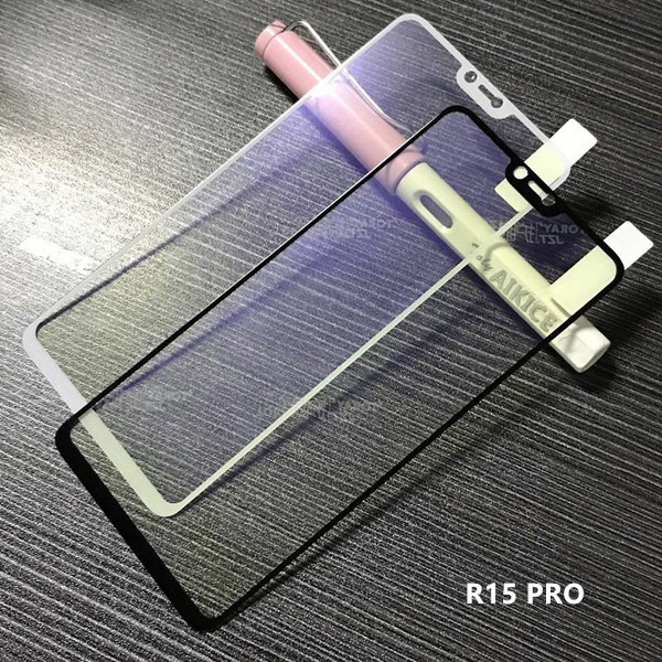 抗紫光 OPPO R15 PRO R15PRO 夢境版 CPH1831 碳纖維邊框 全膠滿版鋼化玻璃膜